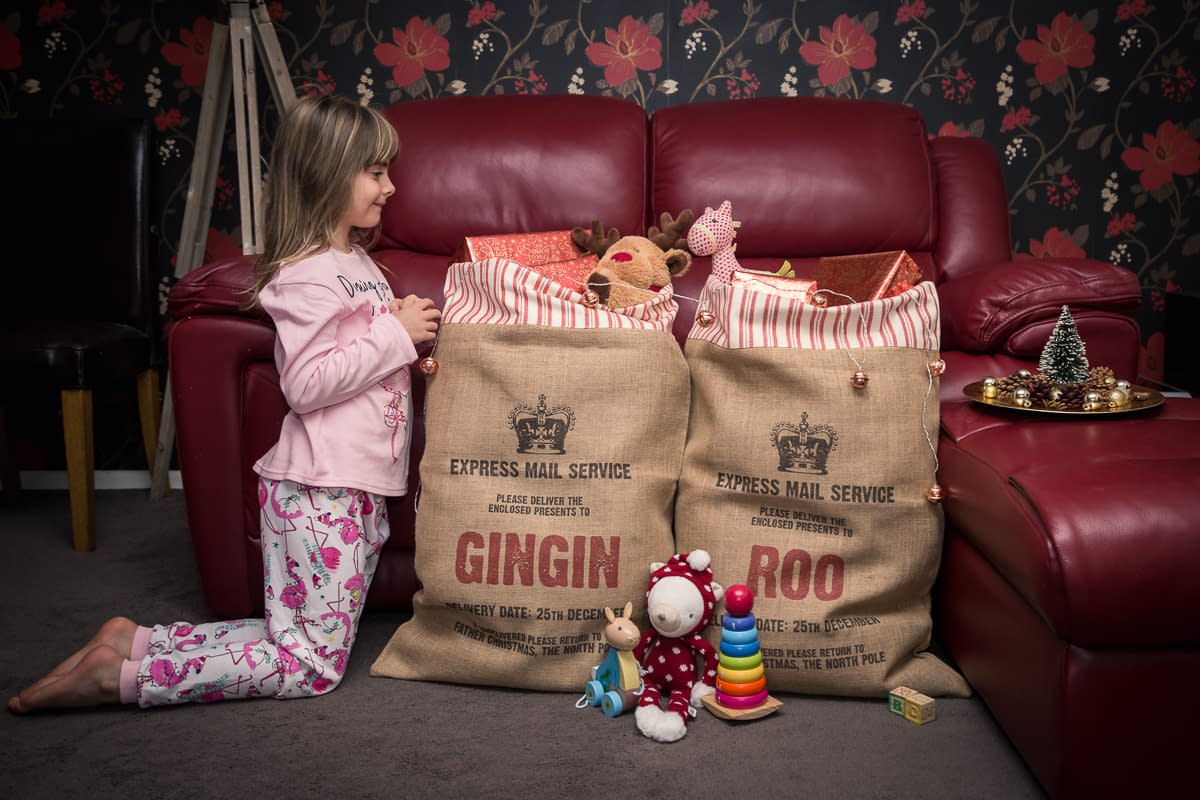 Make Christmas extra special with these fabulous present sacks from Harrow & Green by award-winning blog GinGin & Roo