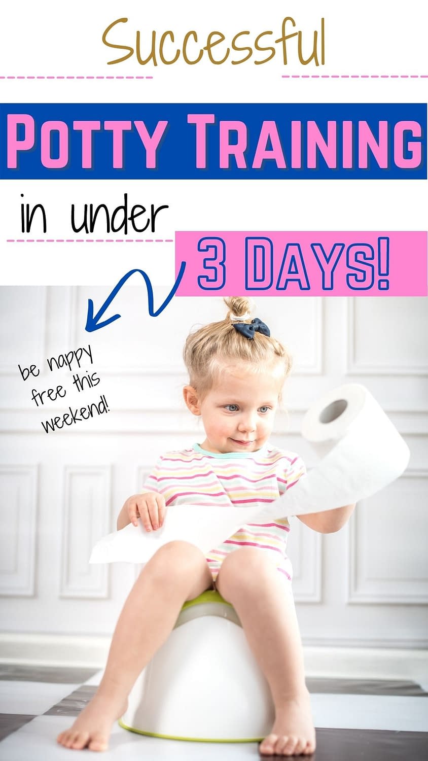 Want to potty train your toddler quickly? Avoid making common potty training mistakes and find out how to successfully potty train your toddler in less than 3 days!