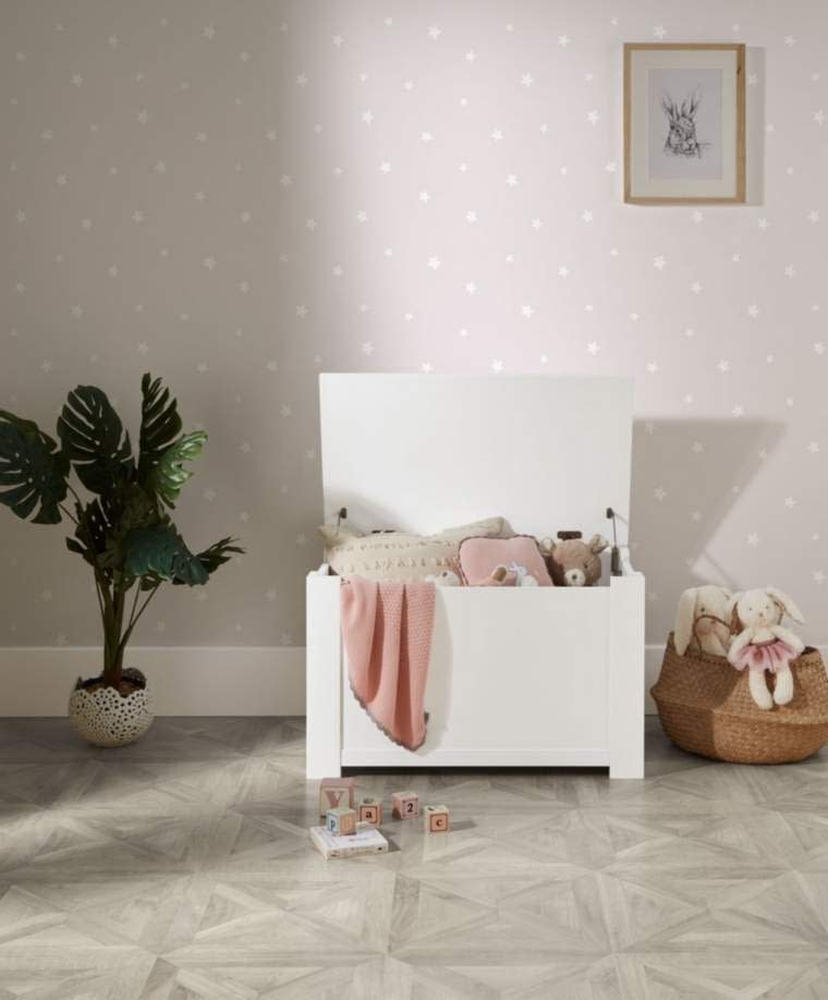Mamas & Papas White Toy Chest for toy storage ideas by GinGin & Roo